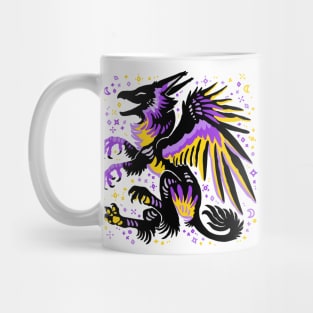 Non Binary Flag Griffon Mug